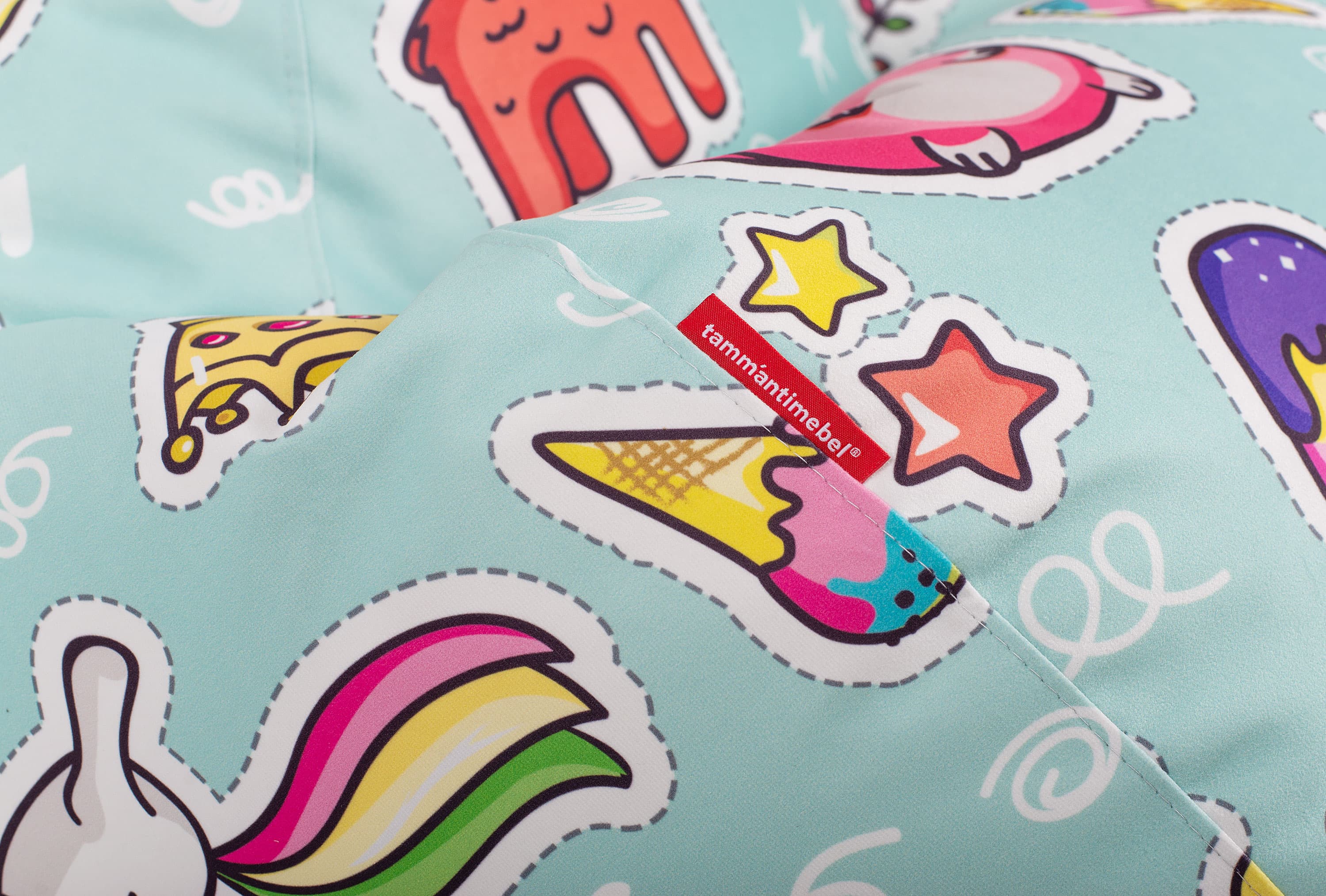 Яркое кресло-груша Бинбэг Кидс Игрушки превью 5