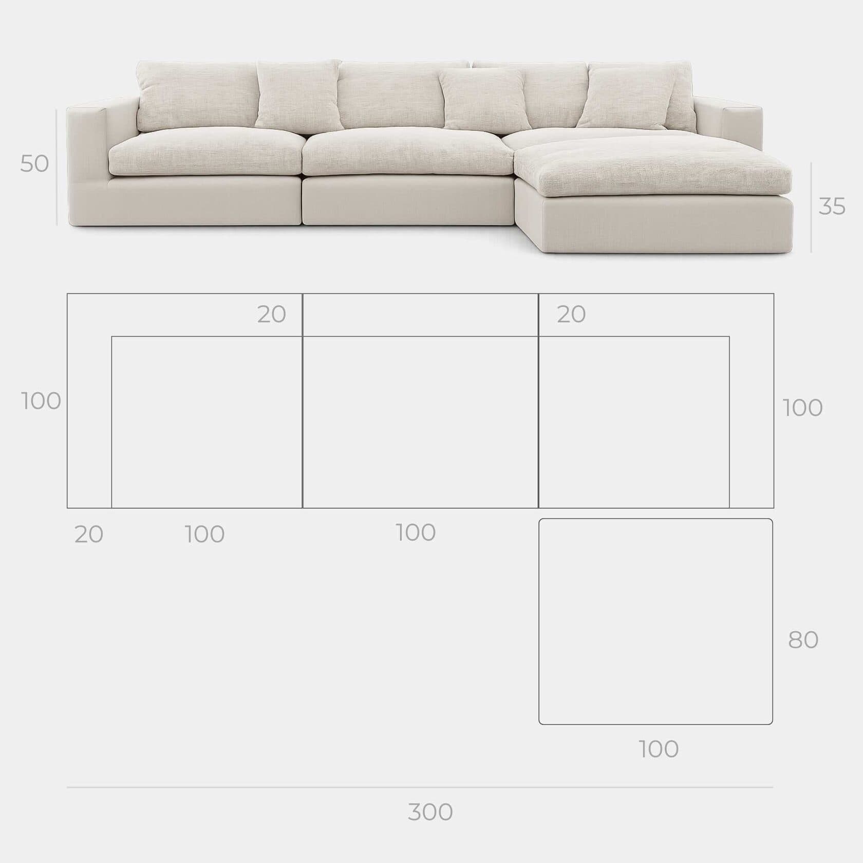 Диван Edwic LOVA превью 5