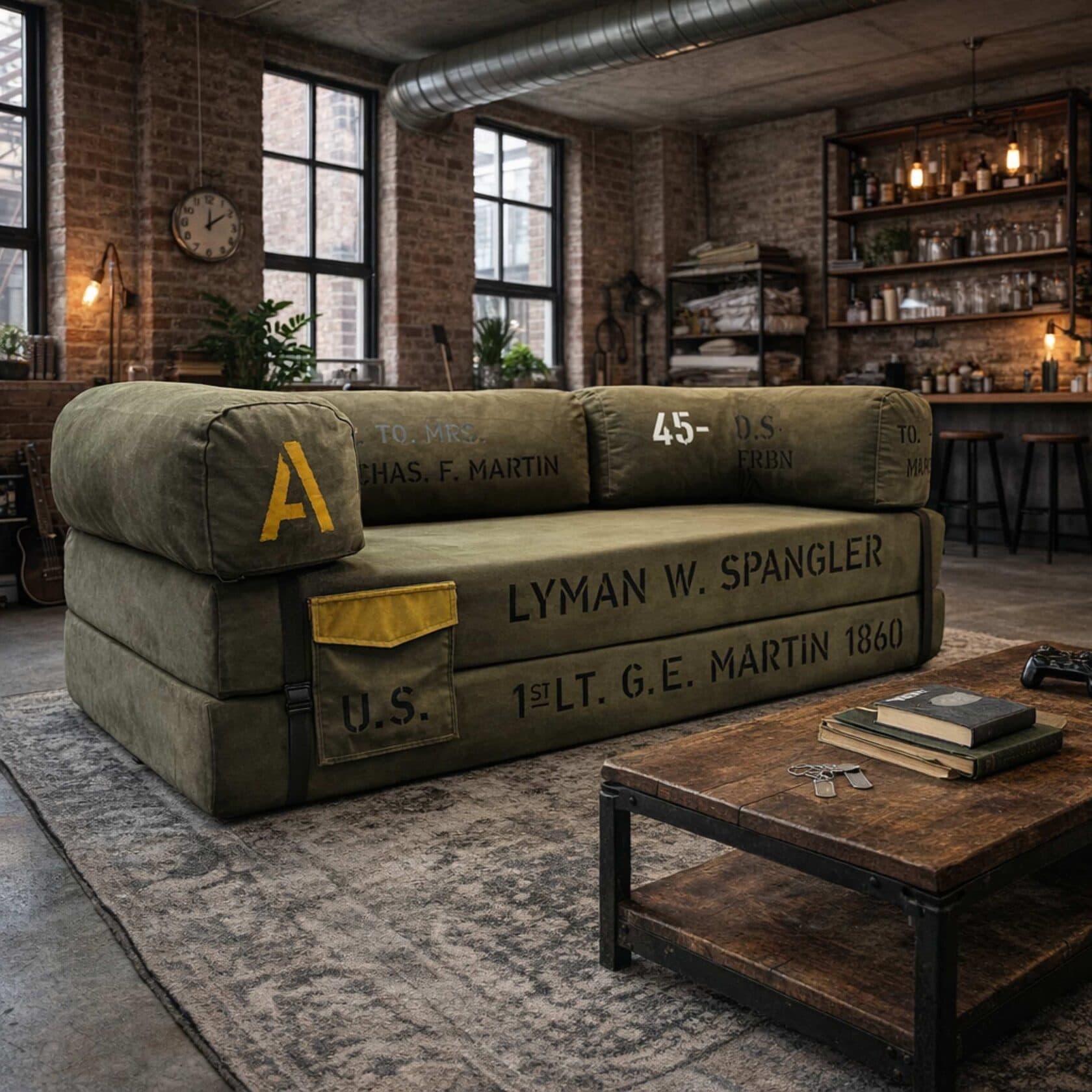 Диван Teddy МИЛИТАРИ превью 5