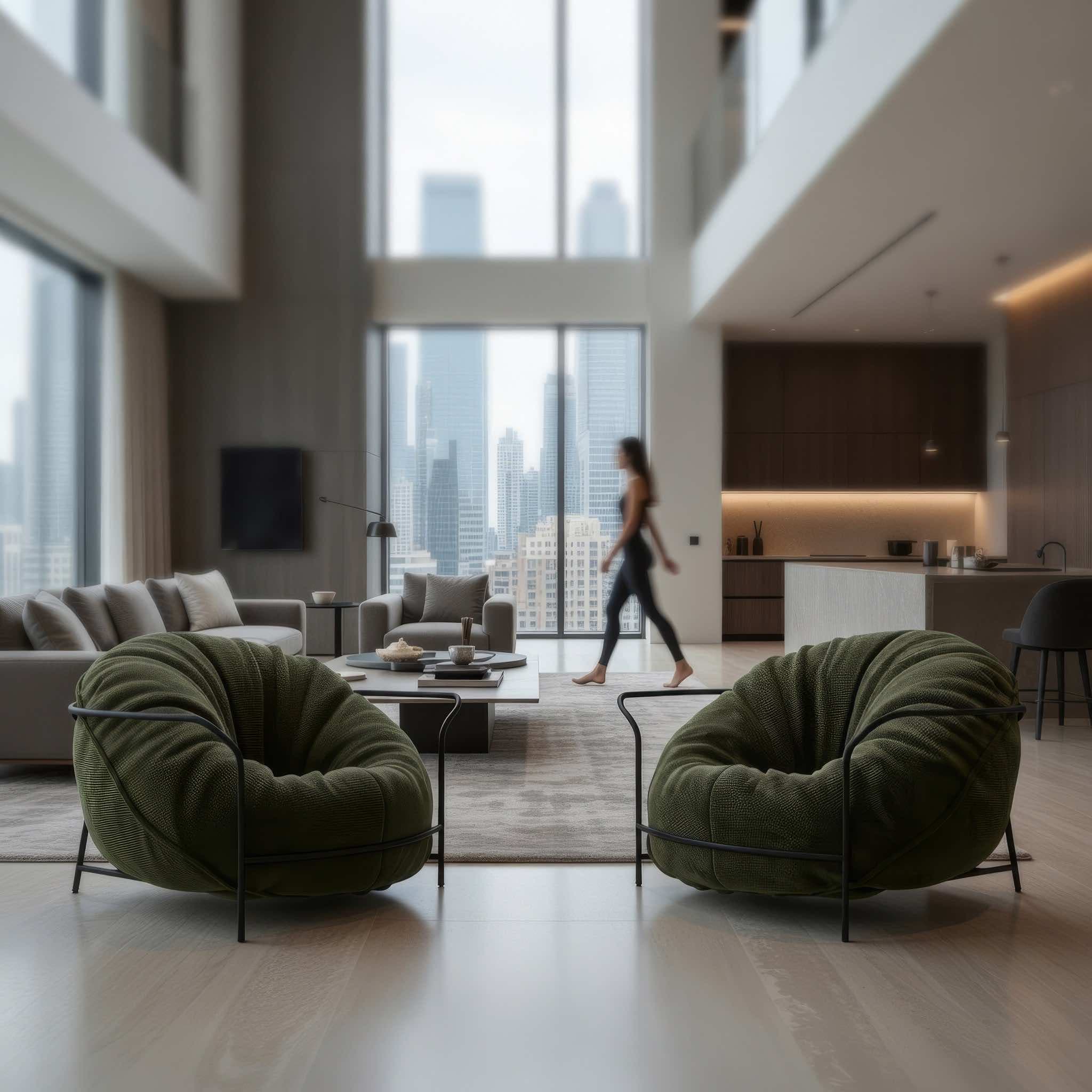 Кресло дизайнерское UNO Красный превью 2