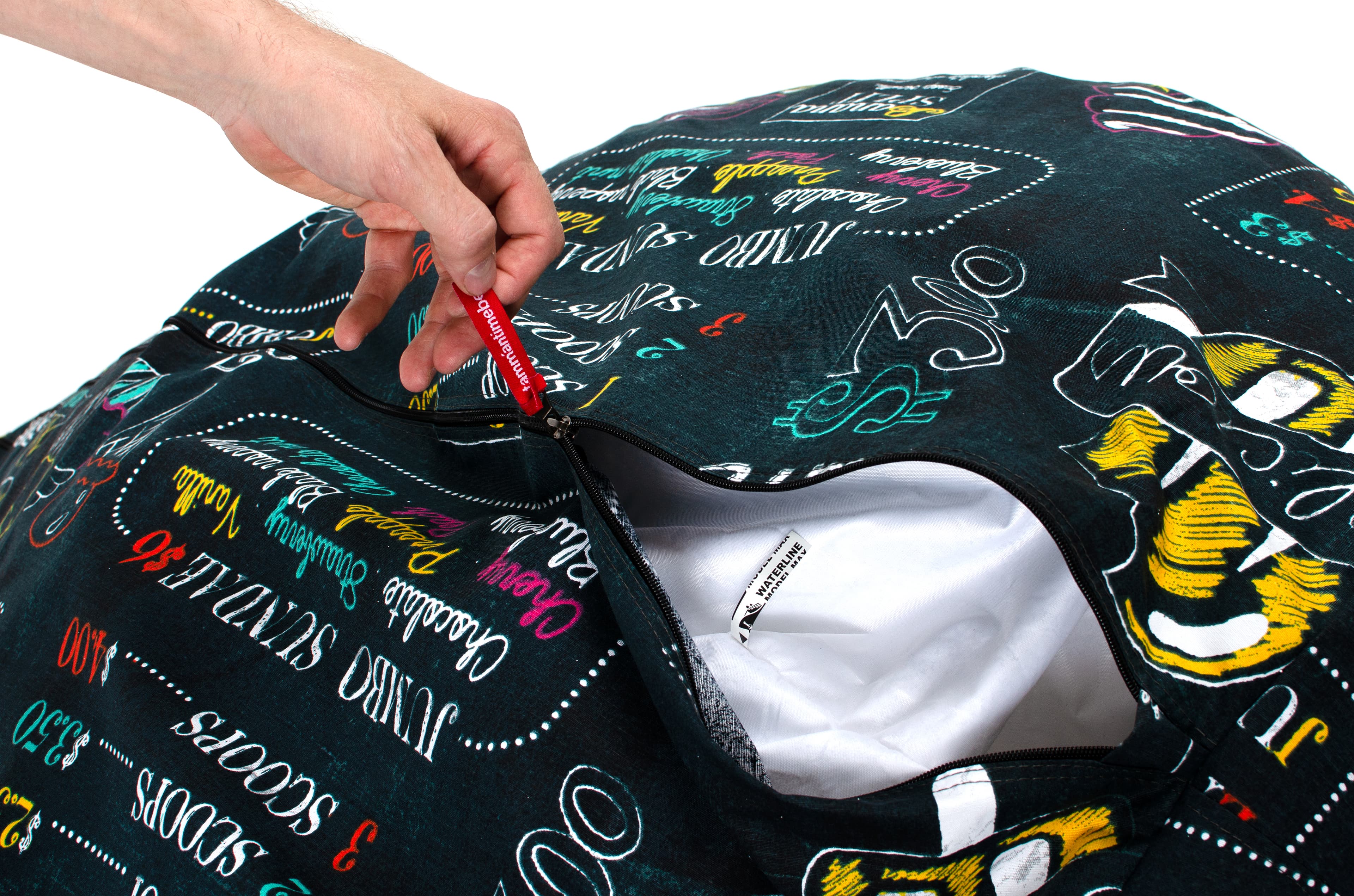 Большое яркое кресло-мешок Босс Айскрим превью 4