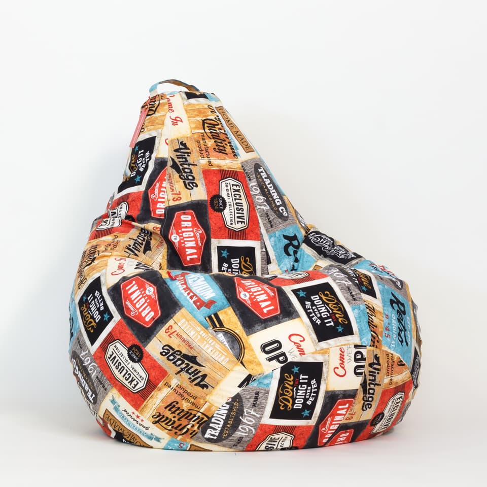 Большое яркое кресло-мешок Босс Техас превью 2