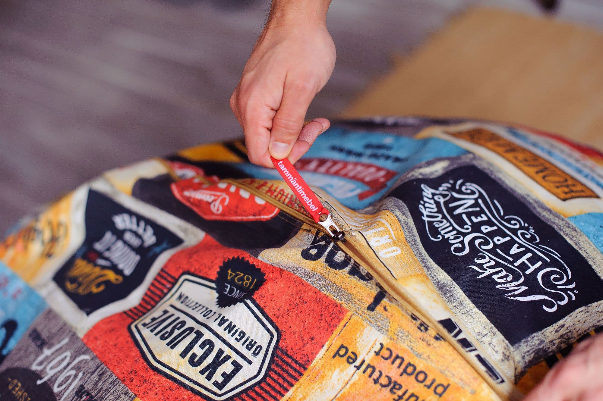 Большое яркое кресло-мешок Босс Техас превью 4